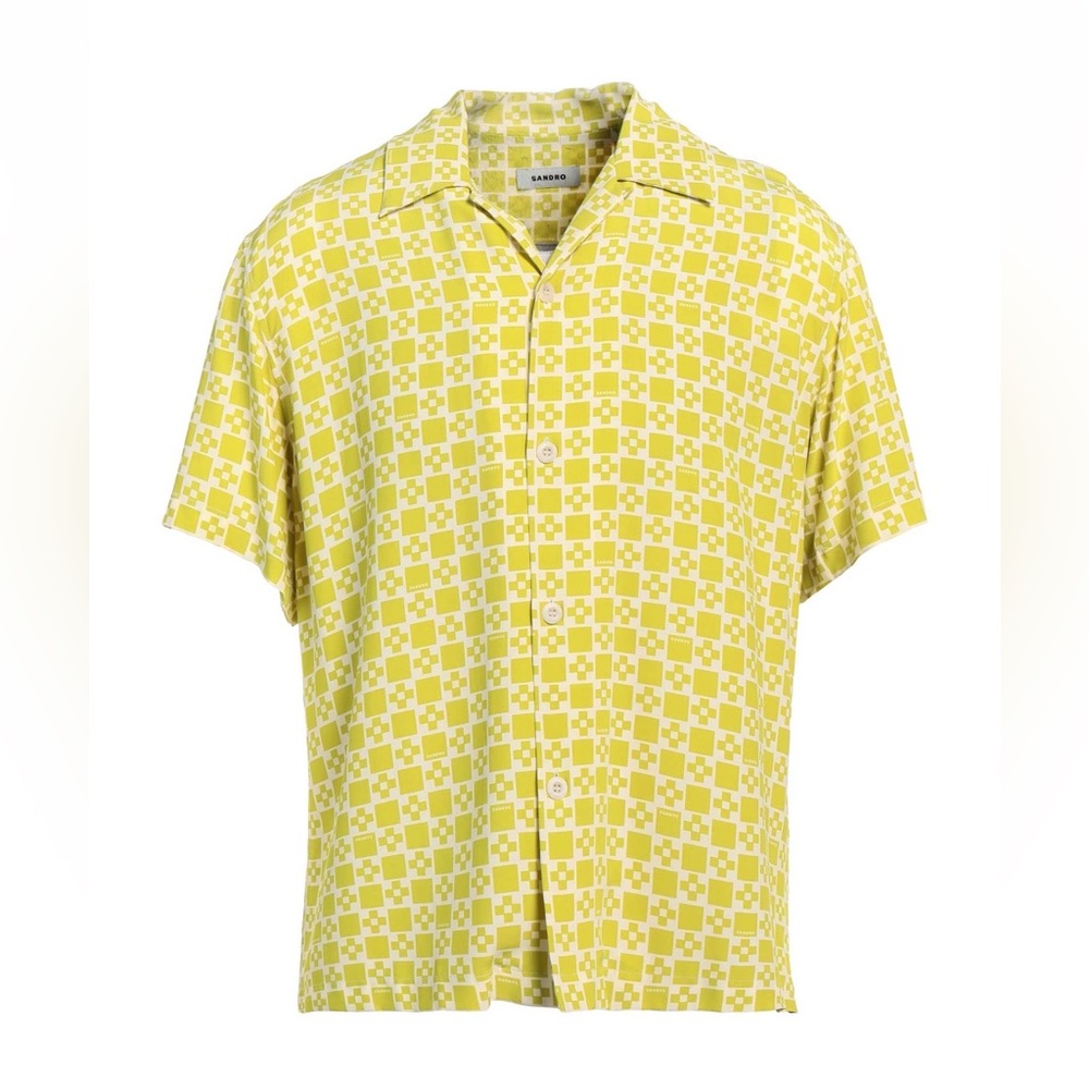 Sandro Men's Square Motif Shirt